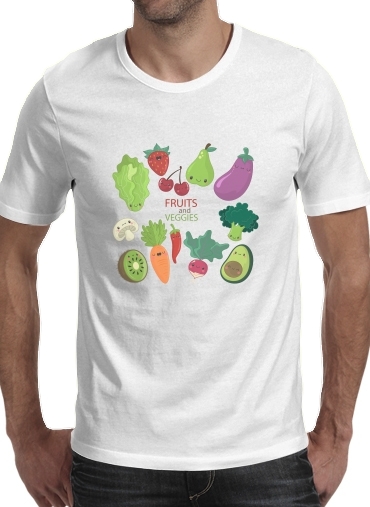  Fruits and veggies voor Mannen T-Shirt