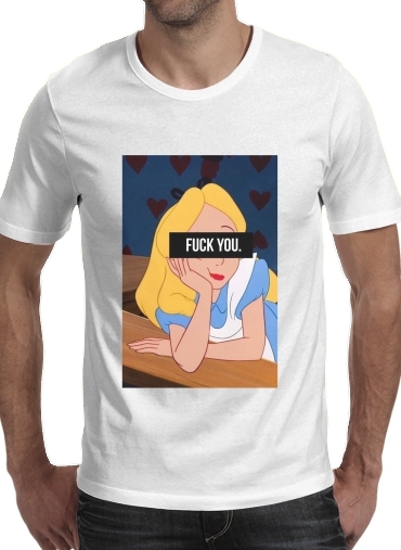  Fuck You Alice voor Mannen T-Shirt