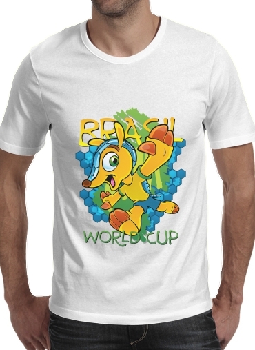  Fuleco Brasil 2014 World Cup 01 voor Mannen T-Shirt