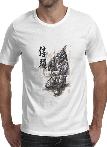  Garrus Vakarian Mass Effect Art voor Mannen T-Shirt