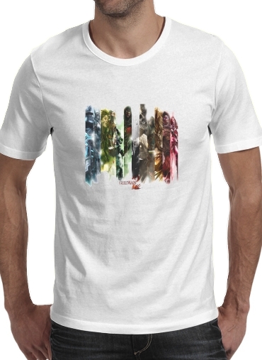  Guild Wars 2 All classes art voor Mannen T-Shirt