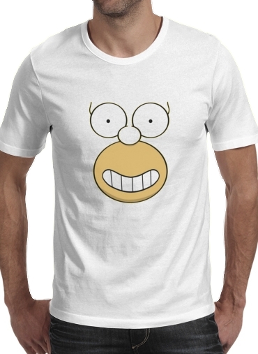  Homer Face voor Mannen T-Shirt