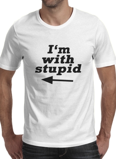  I am with Stupid South Park voor Mannen T-Shirt