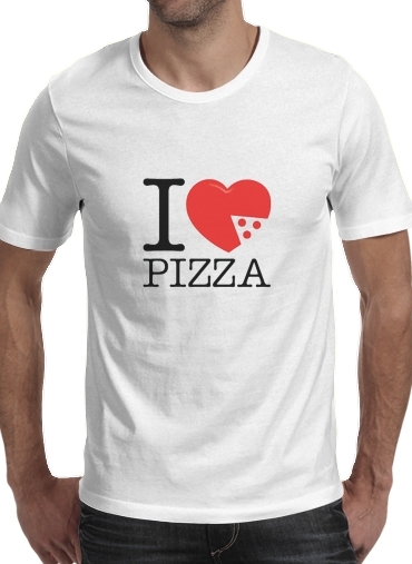  I love Pizza voor Mannen T-Shirt