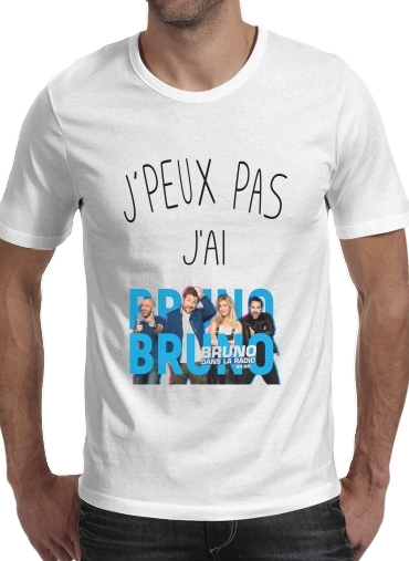  Je peux pas jai bruno dans la radio voor Mannen T-Shirt