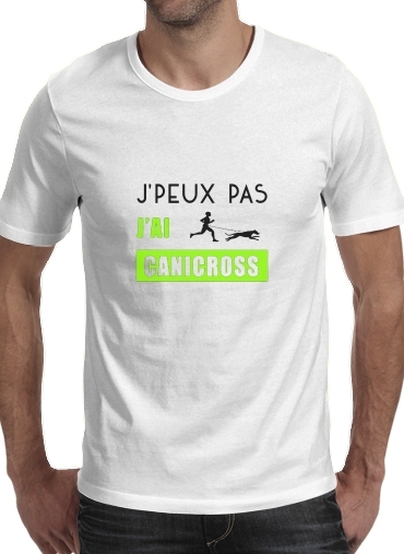  Je peux pas jai canicross voor Mannen T-Shirt