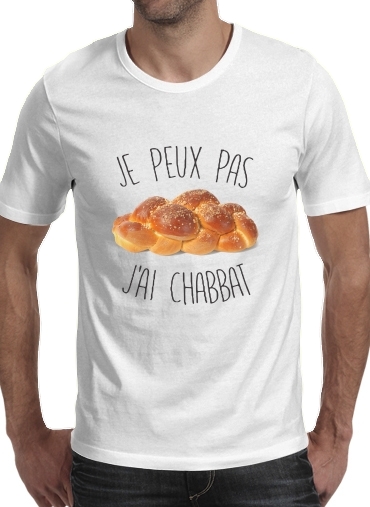  Je peux pas jai chabbat voor Mannen T-Shirt