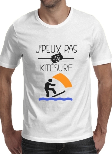  Je peux pas jai kitesurf voor Mannen T-Shirt