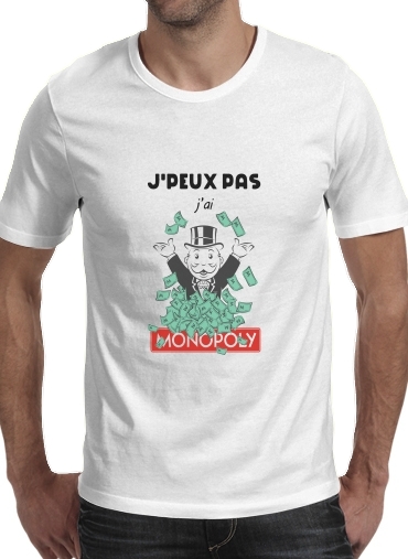  Je peux pas jai monopoly voor Mannen T-Shirt