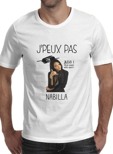  Je peux pas jai Nabilla Allo voor Mannen T-Shirt