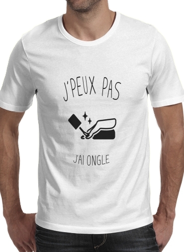  Je peux pas jai Ongle et vernis nail voor Mannen T-Shirt