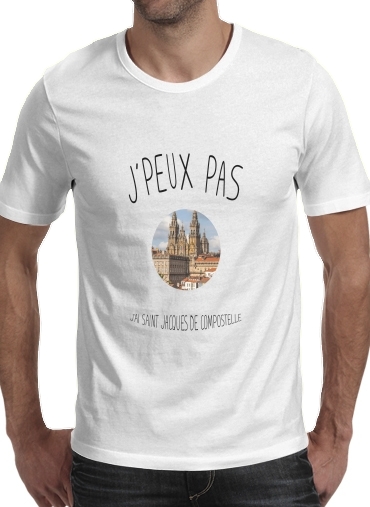  Je peux pas jai saint jacques de compostelle voor Mannen T-Shirt