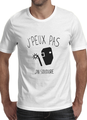  Je peux pas jai soudure voor Mannen T-Shirt