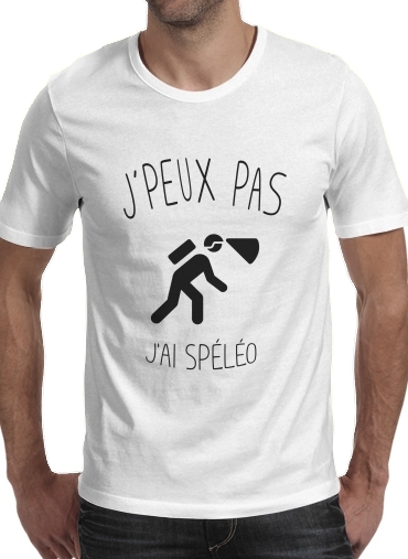  Je peux pas jai speleologie voor Mannen T-Shirt