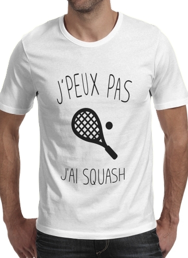  Je peux pas jai squash voor Mannen T-Shirt