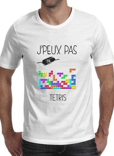  Je peux pas jai tetris voor Mannen T-Shirt