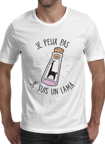  Je peux pas je suis un lama - Kuzko voor Mannen T-Shirt