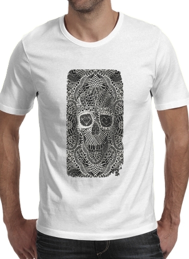  Lace Skull voor Mannen T-Shirt