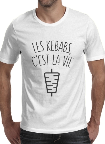  Les Kebabs cest la vie voor Mannen T-Shirt