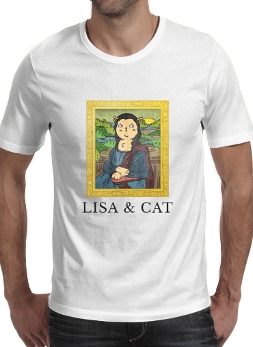  Lisa And Cat voor Mannen T-Shirt