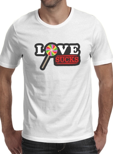  Love Sucks voor Mannen T-Shirt