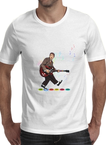  Marty McFly plays Guitar Hero voor Mannen T-Shirt