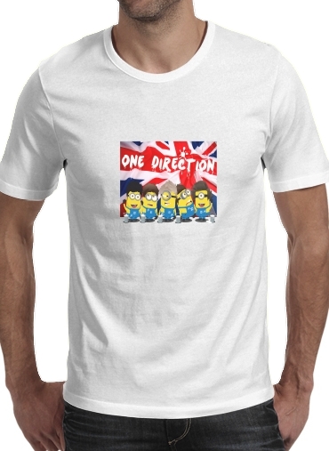  Minions mashup One Direction 1D voor Mannen T-Shirt