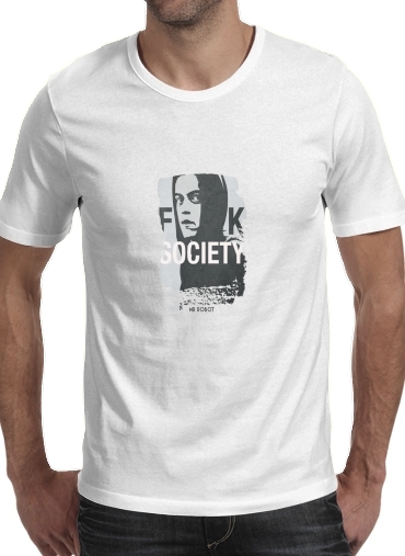  Mr Robot Fuck Society voor Mannen T-Shirt