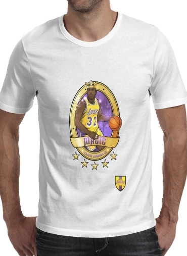  NBA Legends: "Magic" Johnson voor Mannen T-Shirt