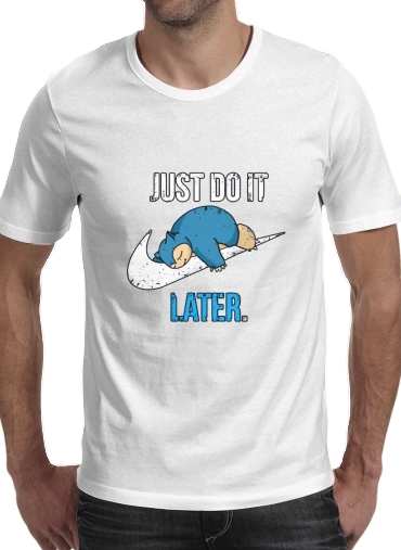  Nike Parody Just do it Late X Ronflex voor Mannen T-Shirt