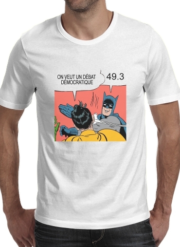  On veut un debat 493 voor Mannen T-Shirt