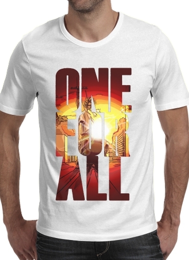  One for all sunset voor Mannen T-Shirt