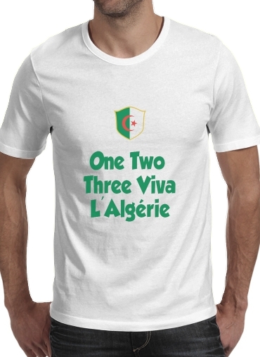  One Two Three Viva Algerie voor Mannen T-Shirt