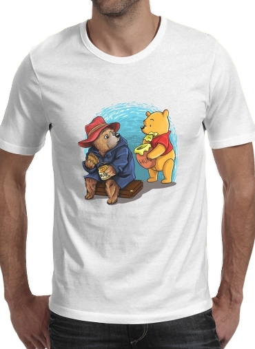  Paddington x Winnie the pooh voor Mannen T-Shirt