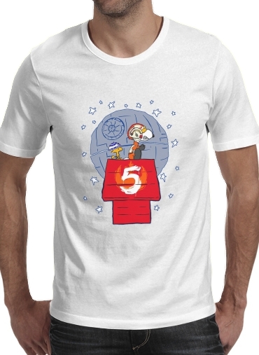  Peanut Snoopy x StarWars voor Mannen T-Shirt