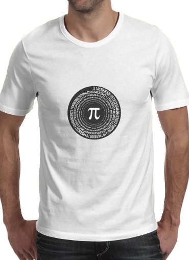  Pi Spirale voor Mannen T-Shirt