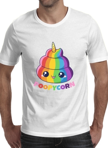  Poopycorn Caca Licorne voor Mannen T-Shirt