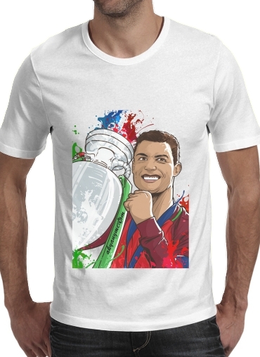  Portugal Campeoes da Europa voor Mannen T-Shirt