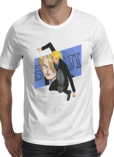  Sanji the pirat smoker voor Mannen T-Shirt