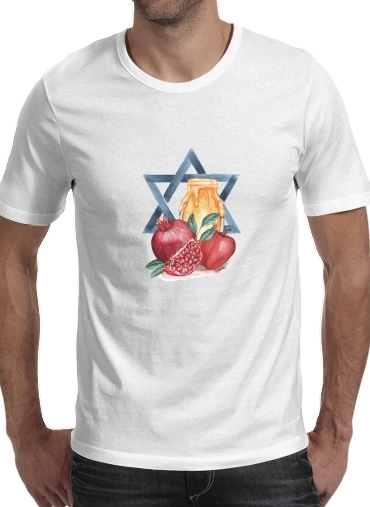  Shana tova Honey Fruits Card voor Mannen T-Shirt