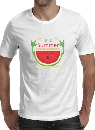  Summer pattern with watermelon voor Mannen T-Shirt