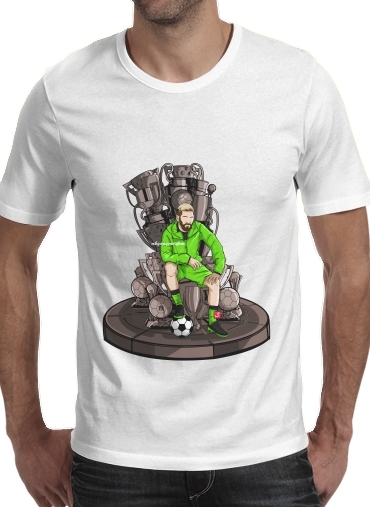  The King on the Throne of Trophies voor Mannen T-Shirt