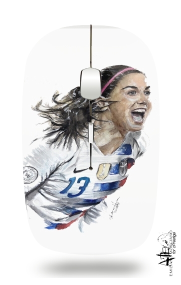  Alex Morgan Usa Art voor Draadloze optische muis met USB-ontvanger