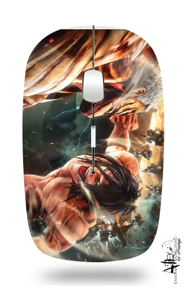  Attack on titan - Shingeki no Kyojin voor Draadloze optische muis met USB-ontvanger