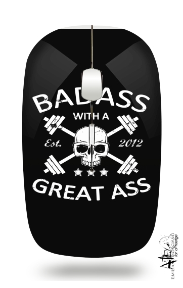  Badass with a great ass voor Draadloze optische muis met USB-ontvanger