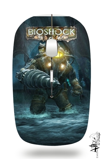  Big Daddy x Rosie Bioshock Art voor Draadloze optische muis met USB-ontvanger