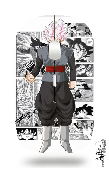  Black Goku Scan Art voor Draadloze optische muis met USB-ontvanger