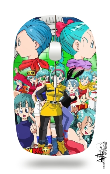  Bulma Dragon Ball super art voor Draadloze optische muis met USB-ontvanger