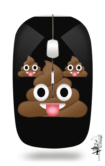  Caca Emoji voor Draadloze optische muis met USB-ontvanger