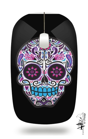  Calavera Dias de los muertos voor Draadloze optische muis met USB-ontvanger